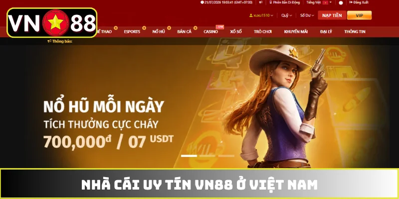 Nhà cái uy tín VN88 ở Việt Nam
